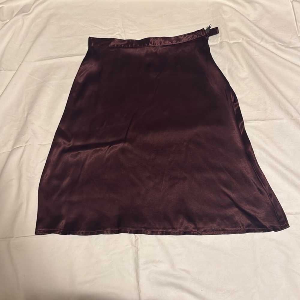 Chocolate Brown Vintage Brown A Line Skirt